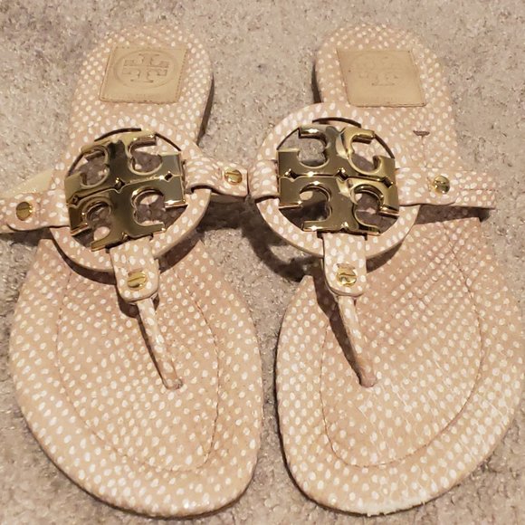 Tory Burch Shoes - Tory Burch Miller 2 Polka Dot Snakeprint Size 9.5